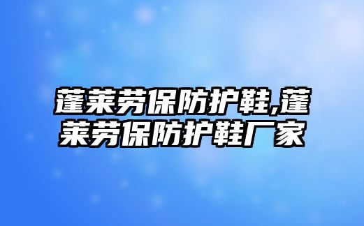 蓬萊勞保防護(hù)鞋,蓬萊勞保防護(hù)鞋廠家