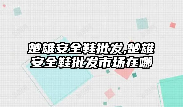 楚雄安全鞋批發(fā),楚雄安全鞋批發(fā)市場在哪