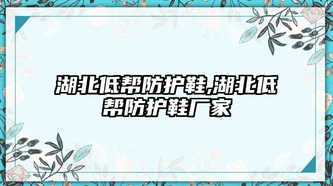 湖北低幫防護鞋,湖北低幫防護鞋廠家