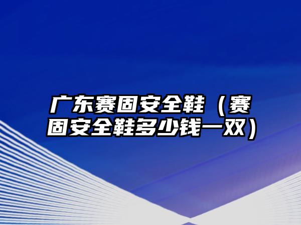 廣東賽固安全鞋（賽固安全鞋多少錢一雙）